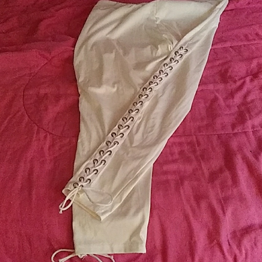 White Silky Shorts